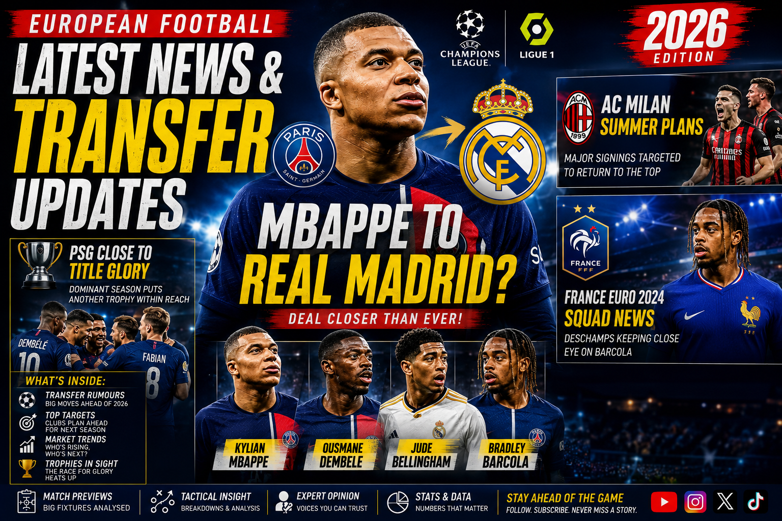 PSG Title Mbappe Real Madrid: Transfer Latest Update 2024