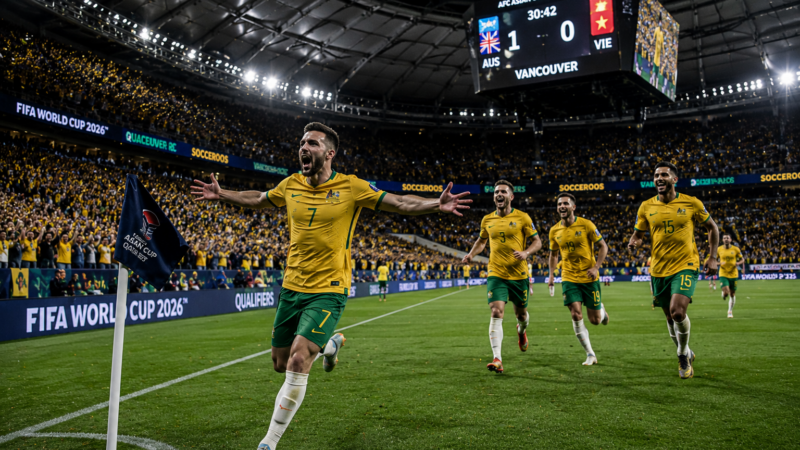 Australia vs Turkey World Cup 2026 Socceroos Stun Calhanoglu with Clinical 2-0 Victory